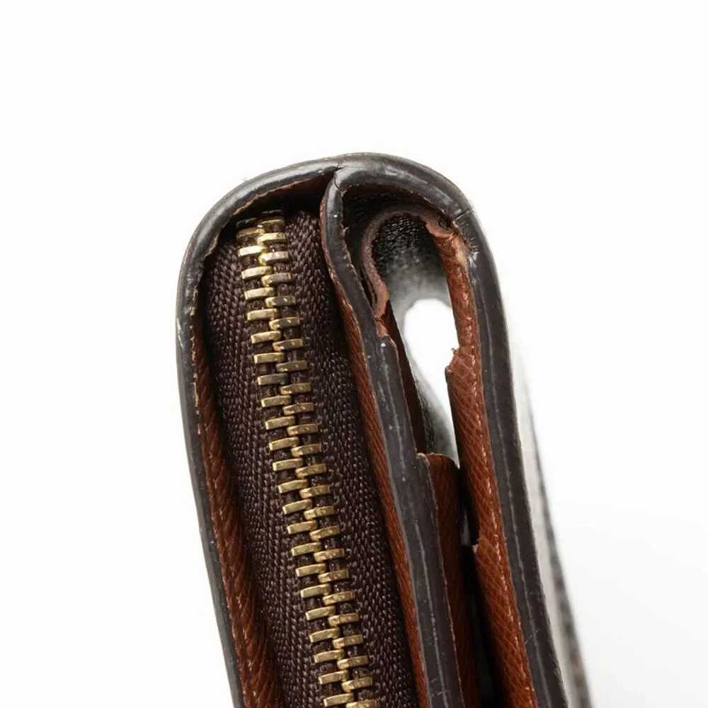 Louis Vuitton Vintage Monogram Canvas Zipped Compact Wallet